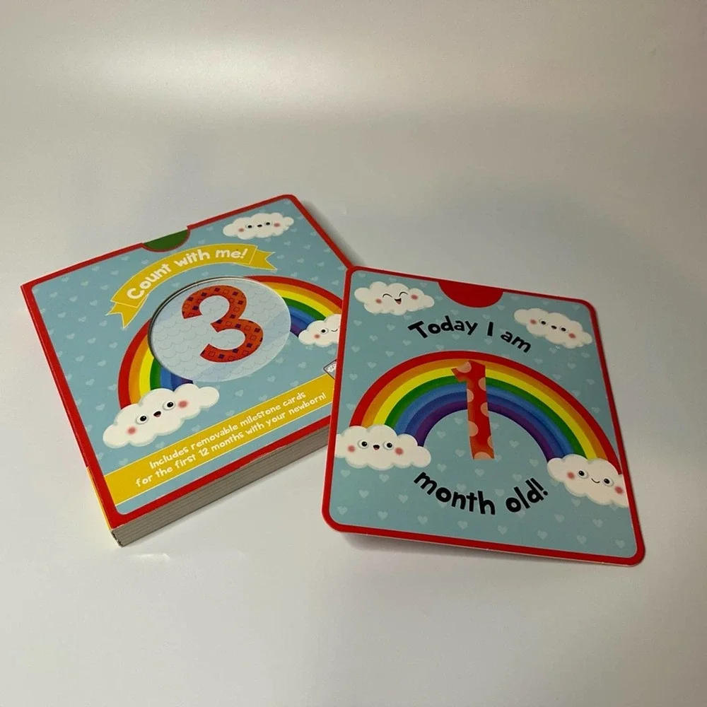 Count with Me - Kane Miller - monthly photo cards for baby and counting